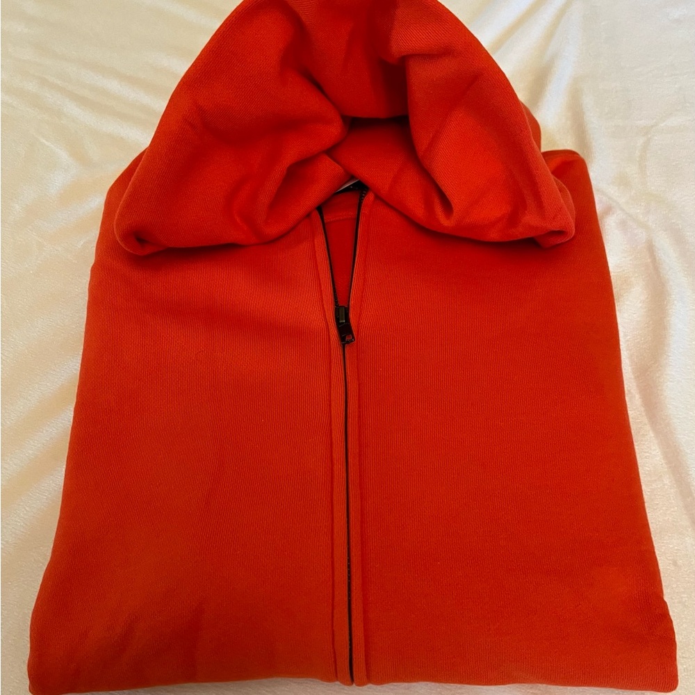 Vibrant Dark Orange Hoodie